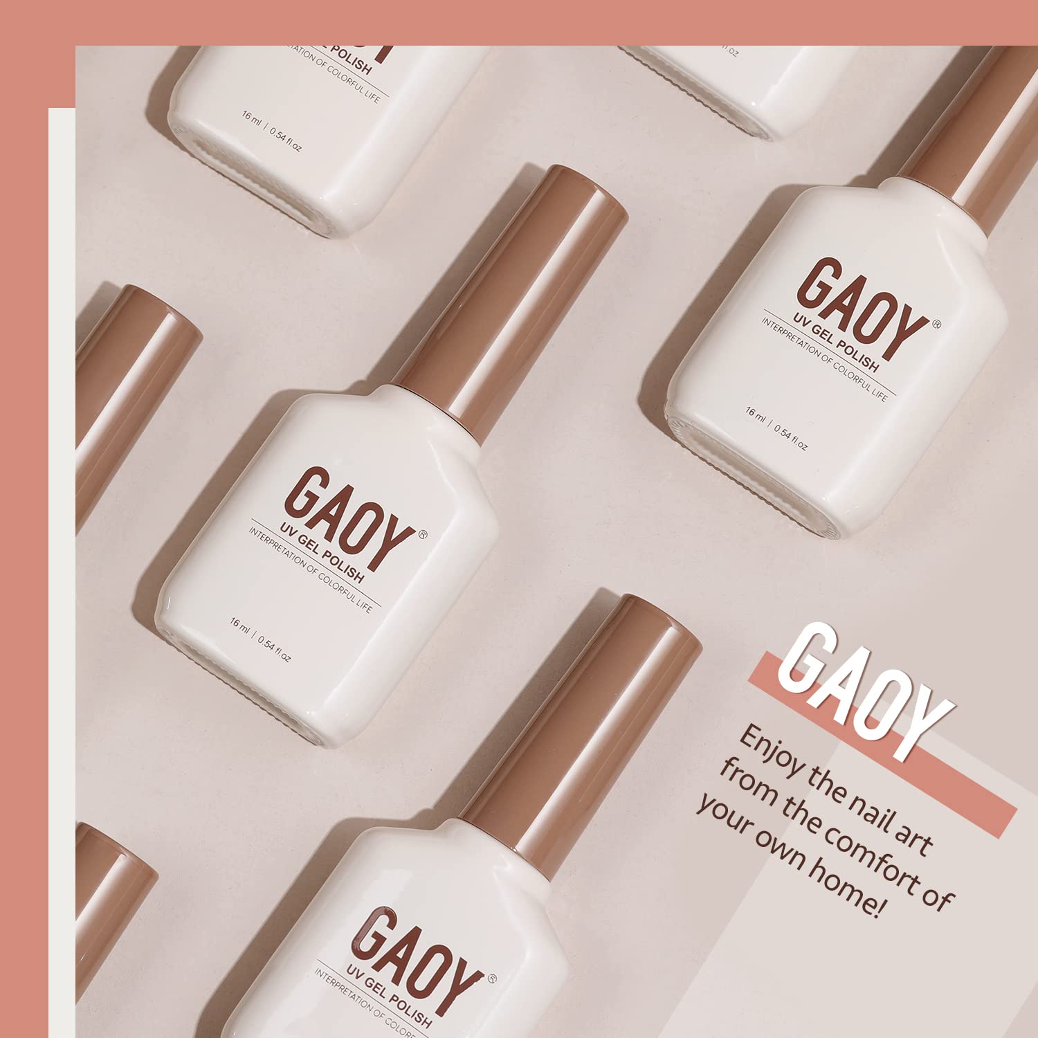 GAOY gel nude, duración estimada de alrededor de 4 semanas.