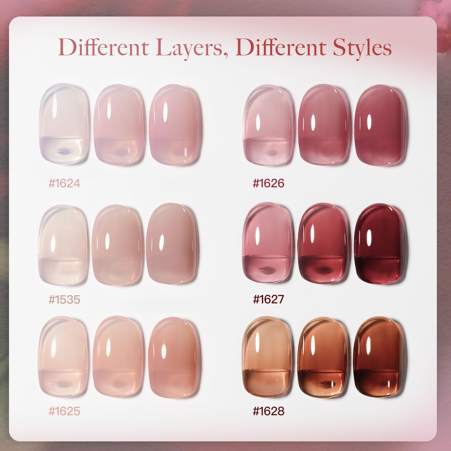 GAOY esmalte gel nude para un look natural y suave