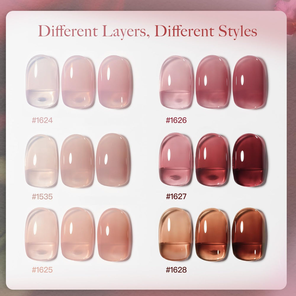 GAOY esmalte gel nude para un look natural y suave