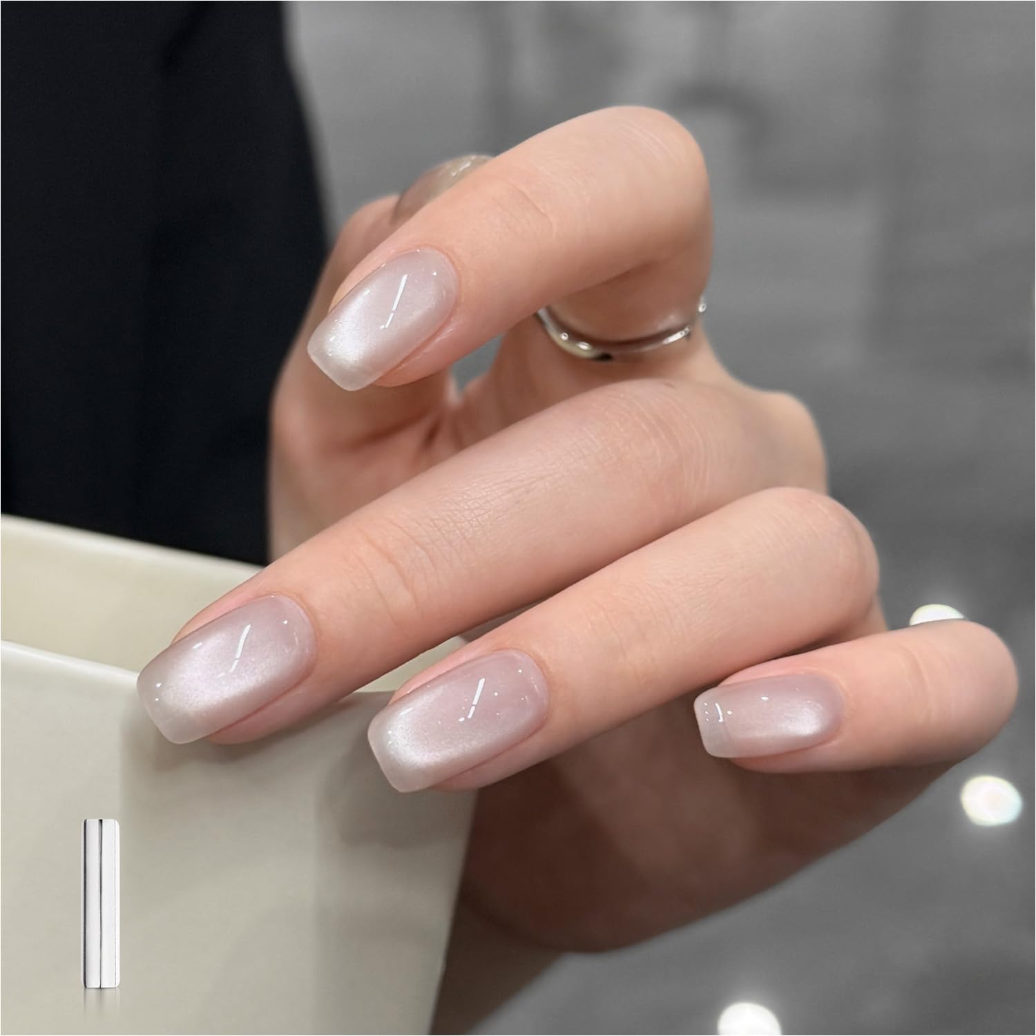 Gaoy Esmalte Gel ojo de gato con imán, patrón brillante para uñas modernas.