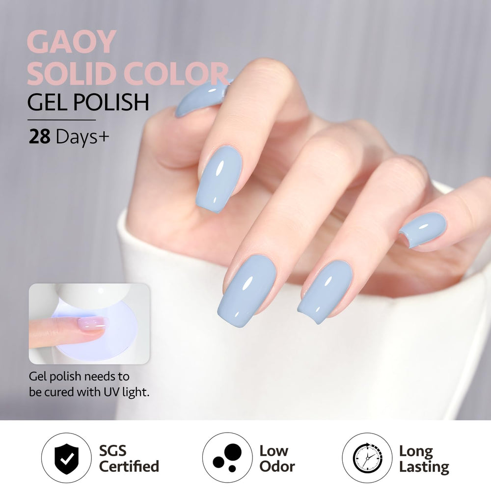 GAOY esmalte gel pastel aplicación sencilla en casa