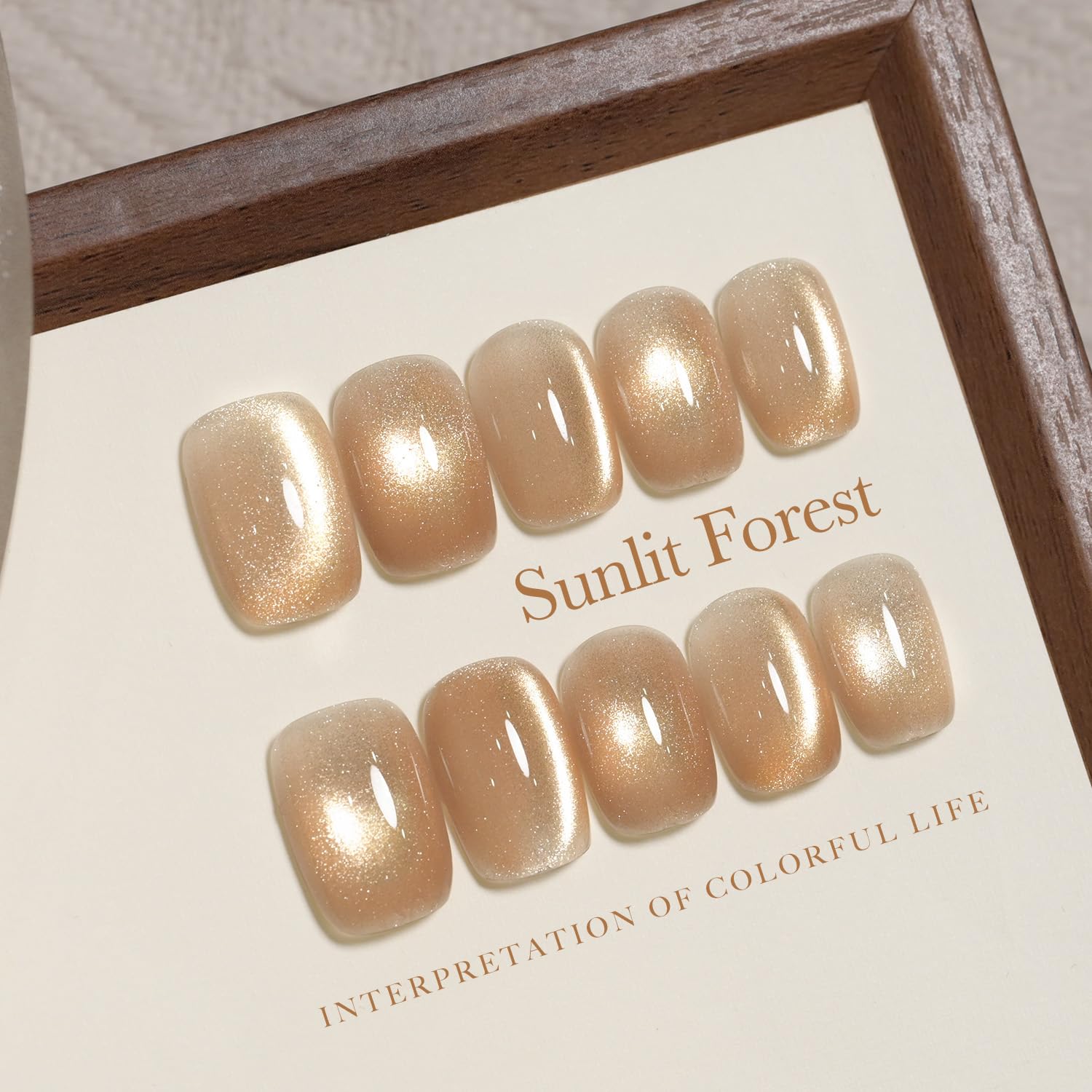 GAOY Jelly Gold Esmalte Gel incluye imán para arte en casa