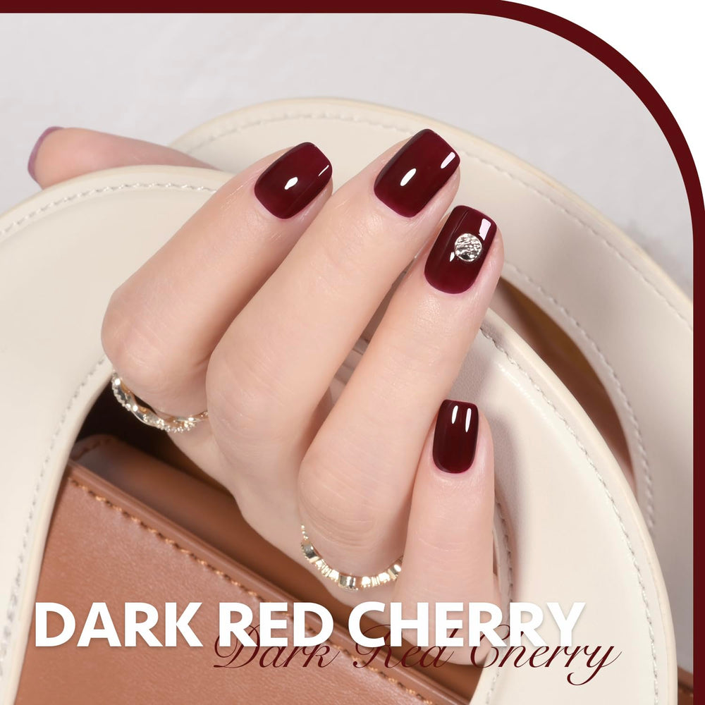 GAOY Esmalte Gel Rojo 1149, acabado duradero para uñas en casa