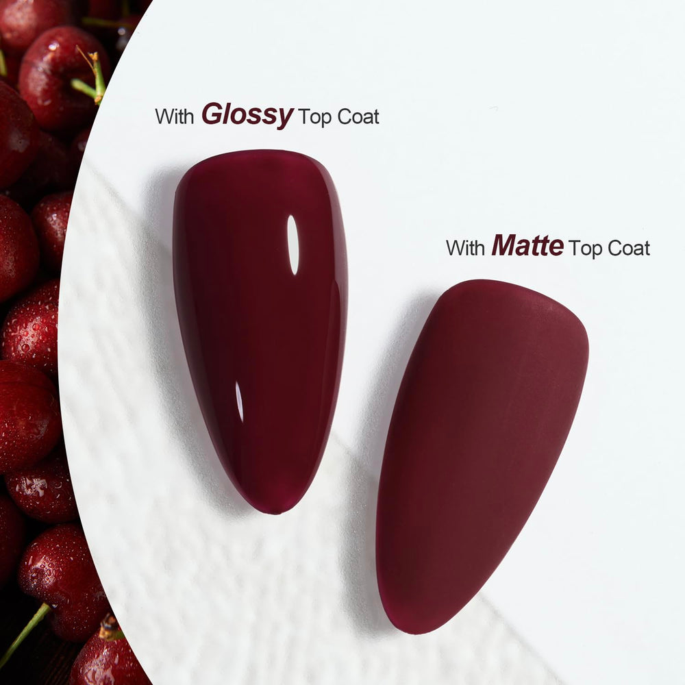 GAOY Esmalte Gel Rojo 1149 con acabado brillante para uñas