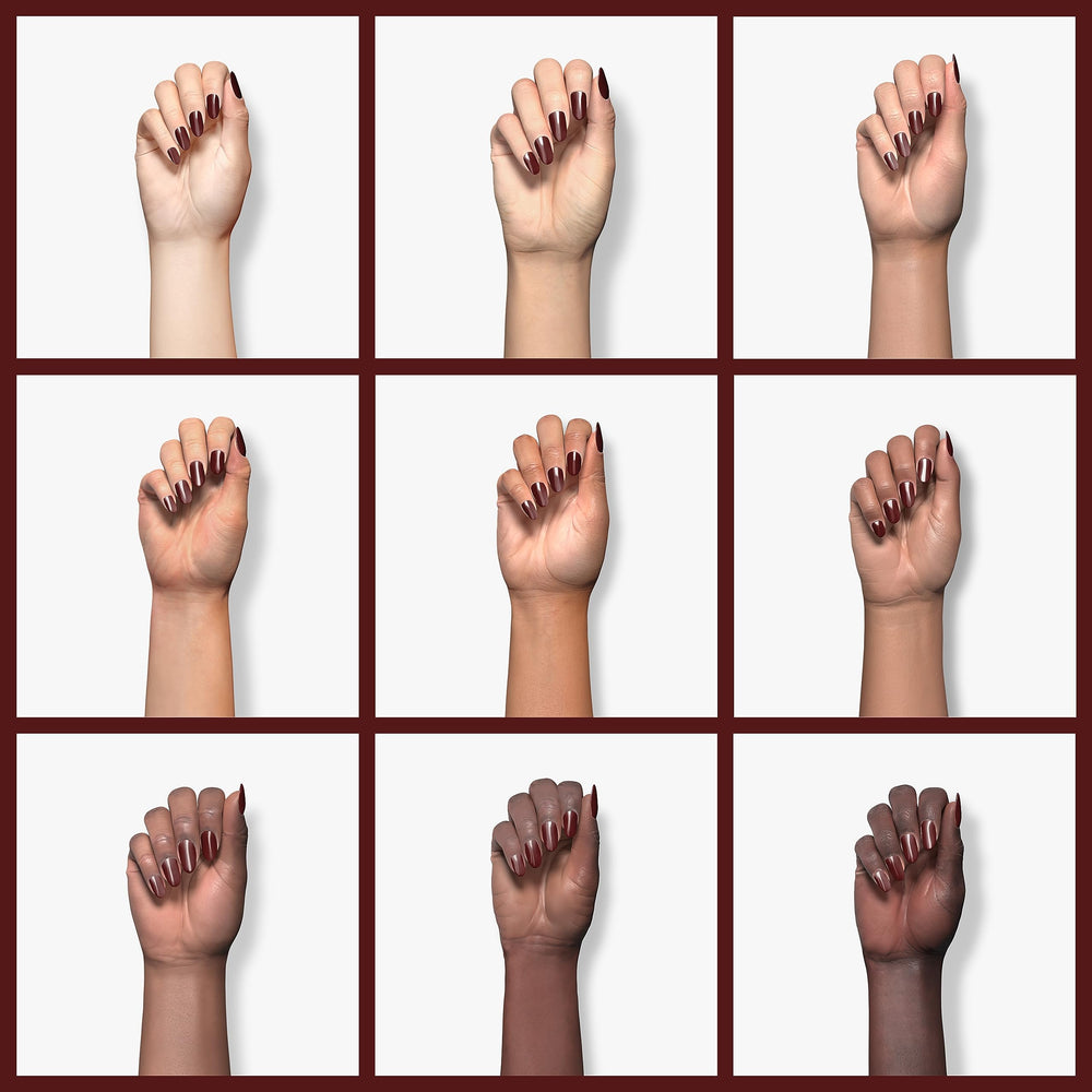 GAOY Esmalte Gel Rojo 1149, curado en 60 segundos bajo lámpara UV/LED