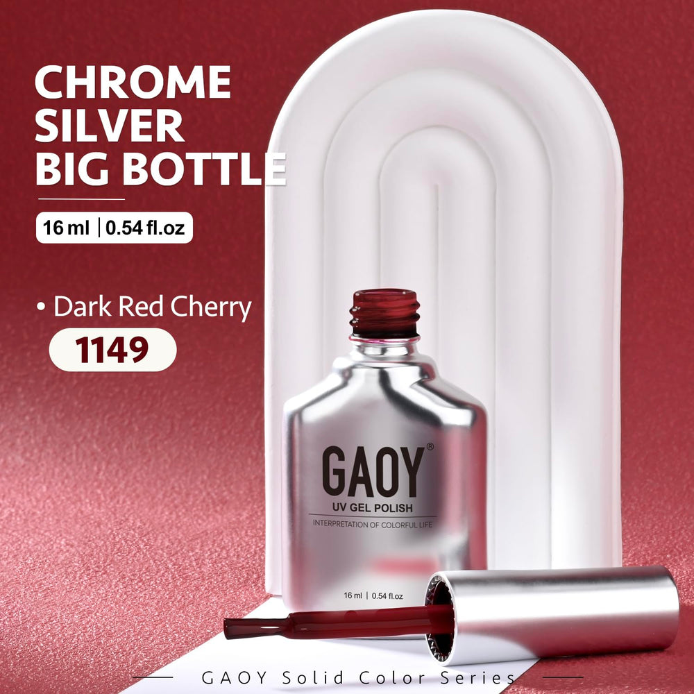 GAOY Esmalte Gel Rojo 1149, uso doméstico para manicura en casa