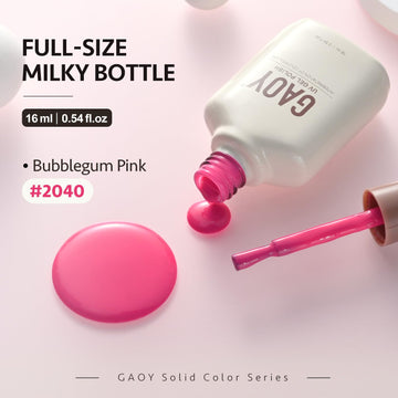 GAOY Esmalte en gel Rosa 2040, olor suave para una experiencia agradable
