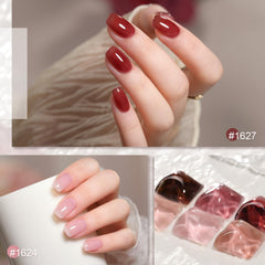 GAOY esmalte gel rosa para acabado translúcido elegante