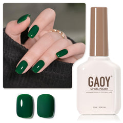 GAOY esmalte gel verde 16ml para un acabado duradero en casa
