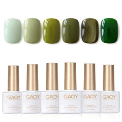 GAOY esmalte gel verde oscuro con efecto ojo de gato para acabado deslumbrante