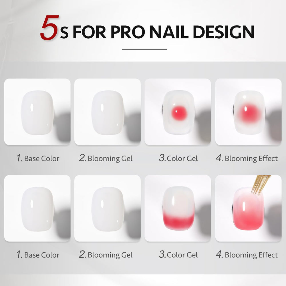 GAOY Gel Blooming para crear marble y difusiones en casa