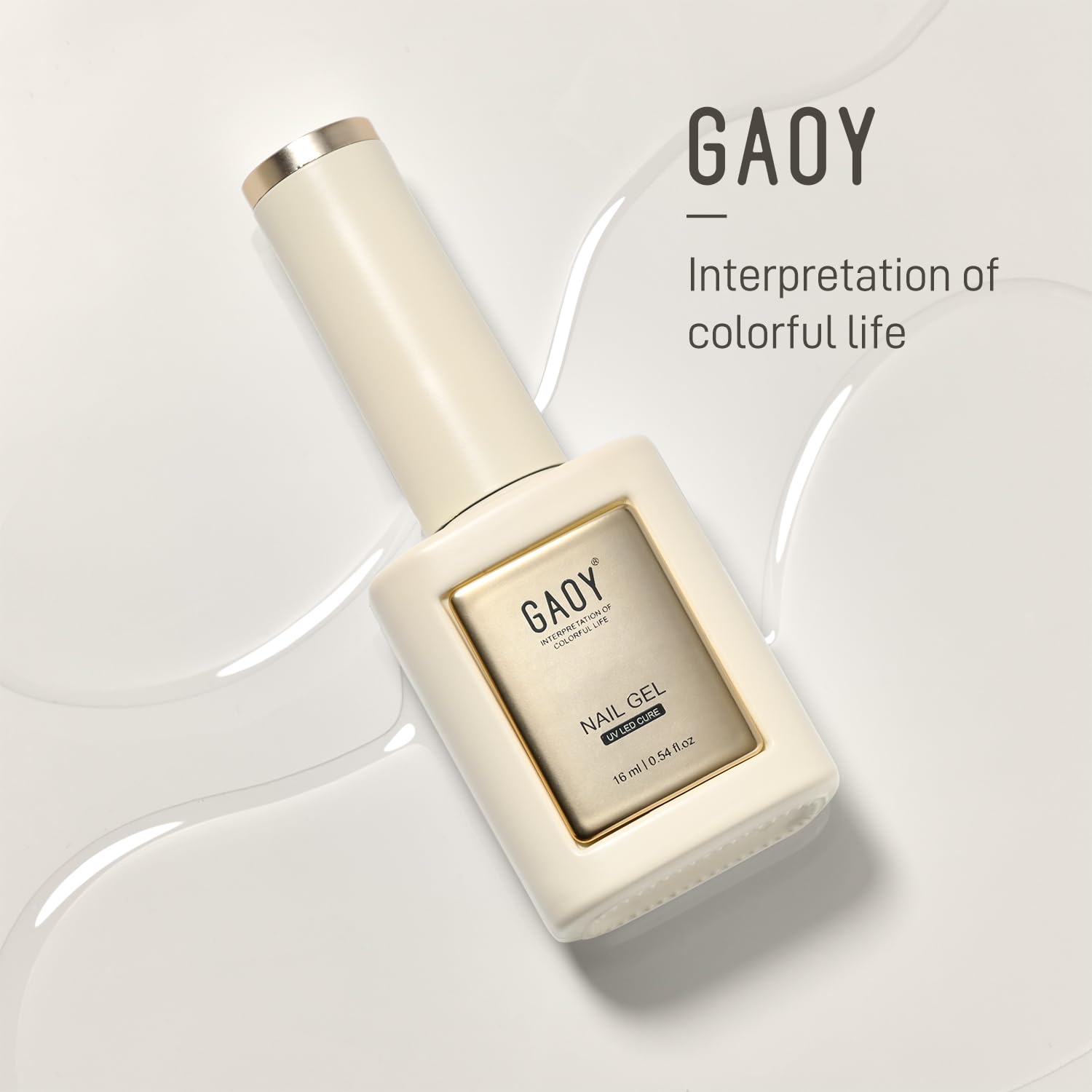 GAOY Builder Top Coat Gel: fórmula de bajo olor y libre de toxinas para uñas de gel.