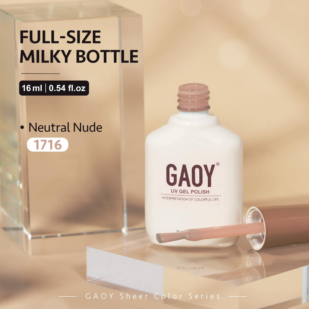 GAOY Jelly Nude Gel ideal para arte de uñas en casa