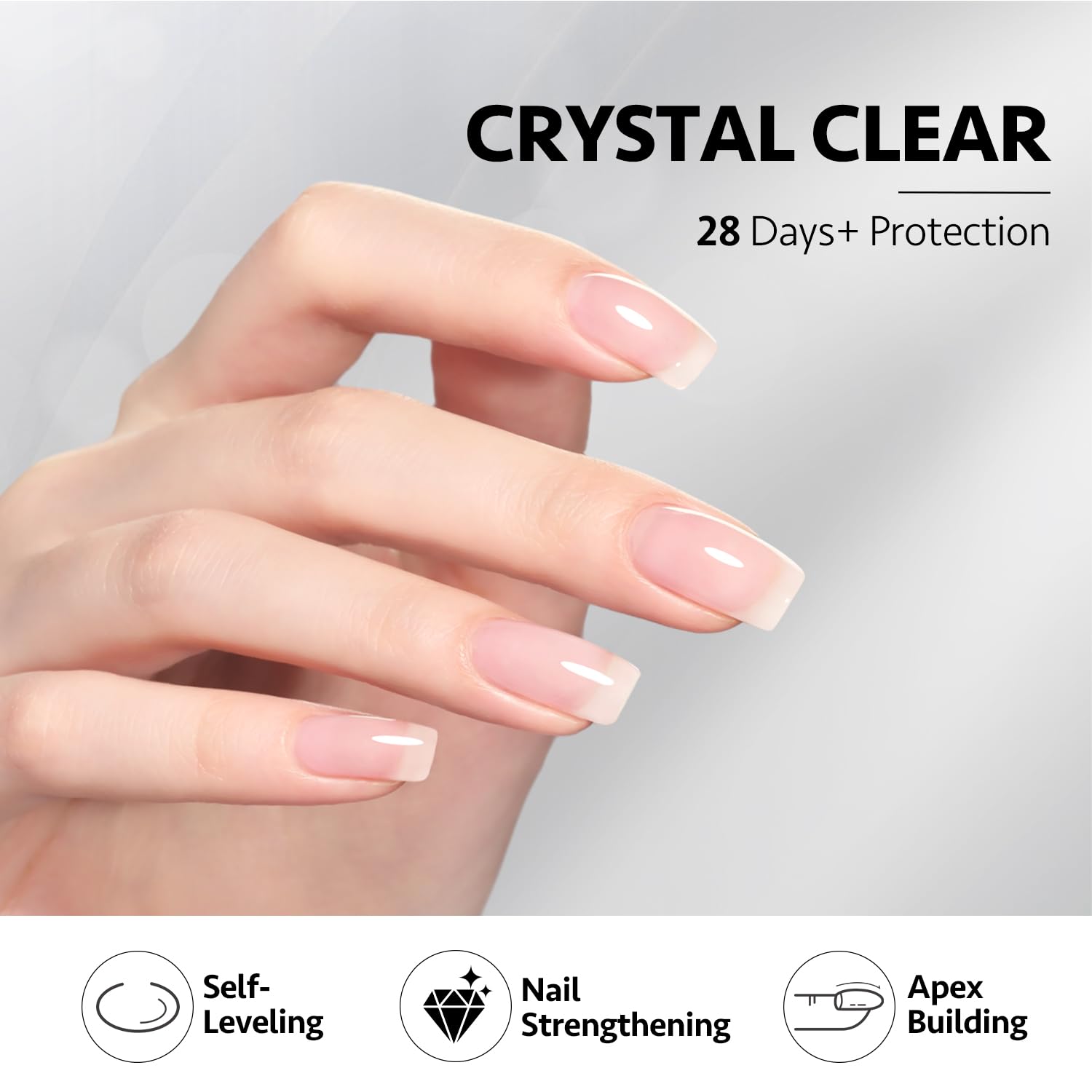 GAOY gel extensión duro para uñas, ideal para remodelar longitud