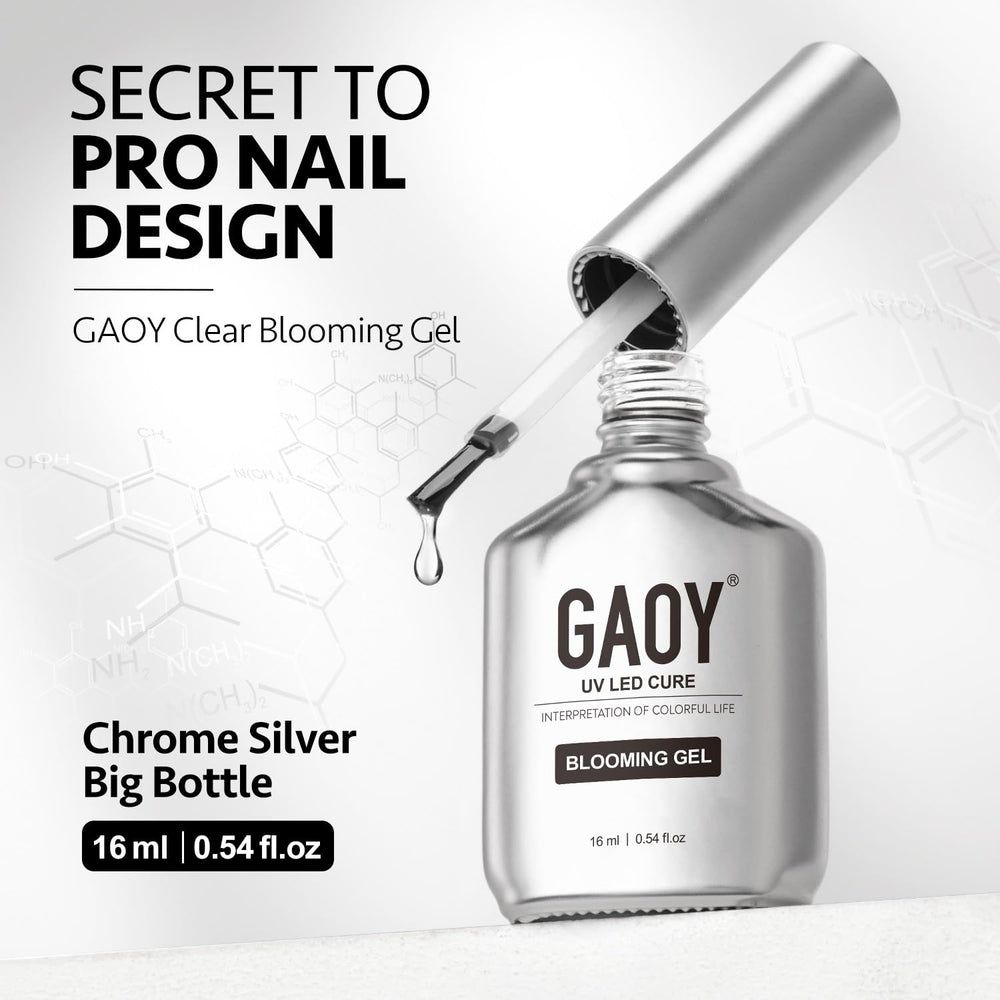 GAOY gel floreciente arte uñas: crea patrones únicos en casa.