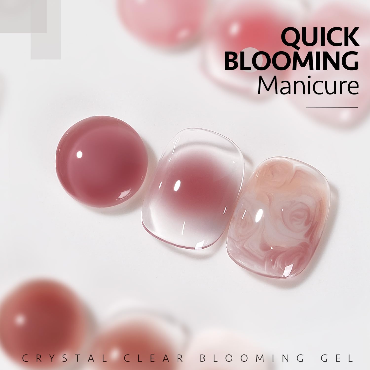 GAOY gel floreciente degradados: transiciones suaves para un aspecto contemporáneo.