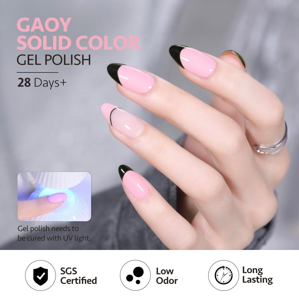 GAOY gel pastel rosa: fórmula con olor suave y seguridad.