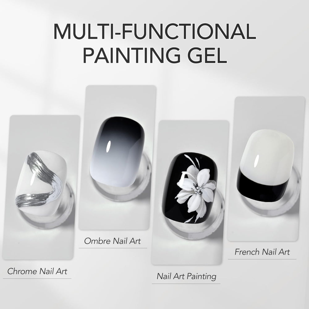 GAOY gel pintura para diseños florales precisos y de alto impacto.