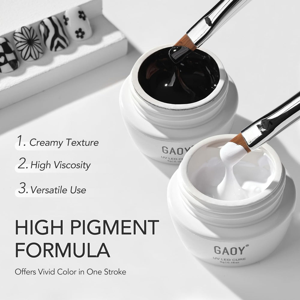 GAOY gel para estampado y transferencias de diseños en uñas.