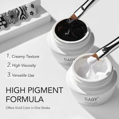GAOY gel para estampado y transferencias de diseños en uñas.