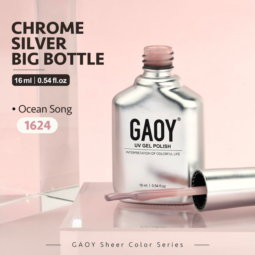 GAOY gel tono piel translucido para arte de uñas casero.