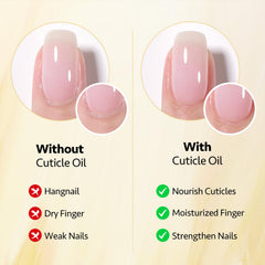 GAOY Ingredientes naturales que hidratan cutículas y uñas.