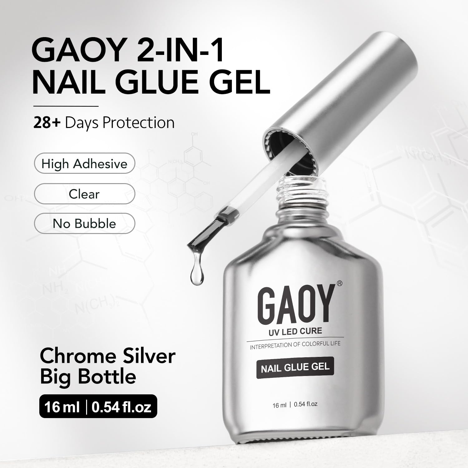 GAOY ingredientes sin toxicos de olor reducido para uñas