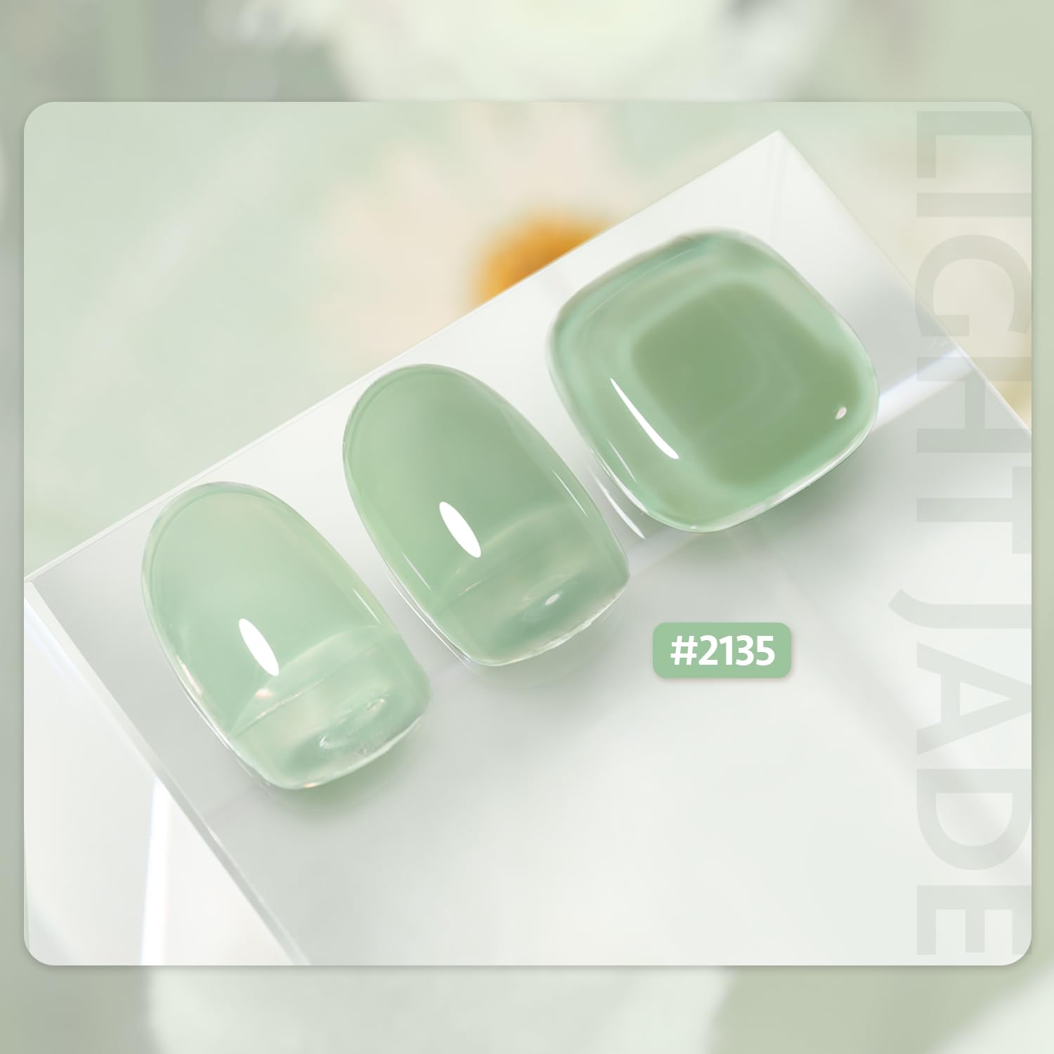 GAOY Jelly Gel: aplicación de capas para lograr color deseado y acabado translúcido.