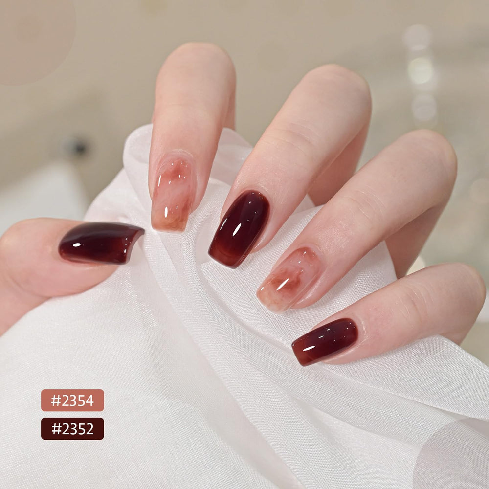 GAOY Jelly Gel color rosa para acabado suave.