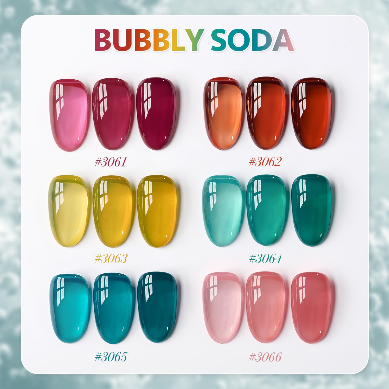 GAOY Jelly Gel se cura en lámpara UV-LED en 60 segundos.