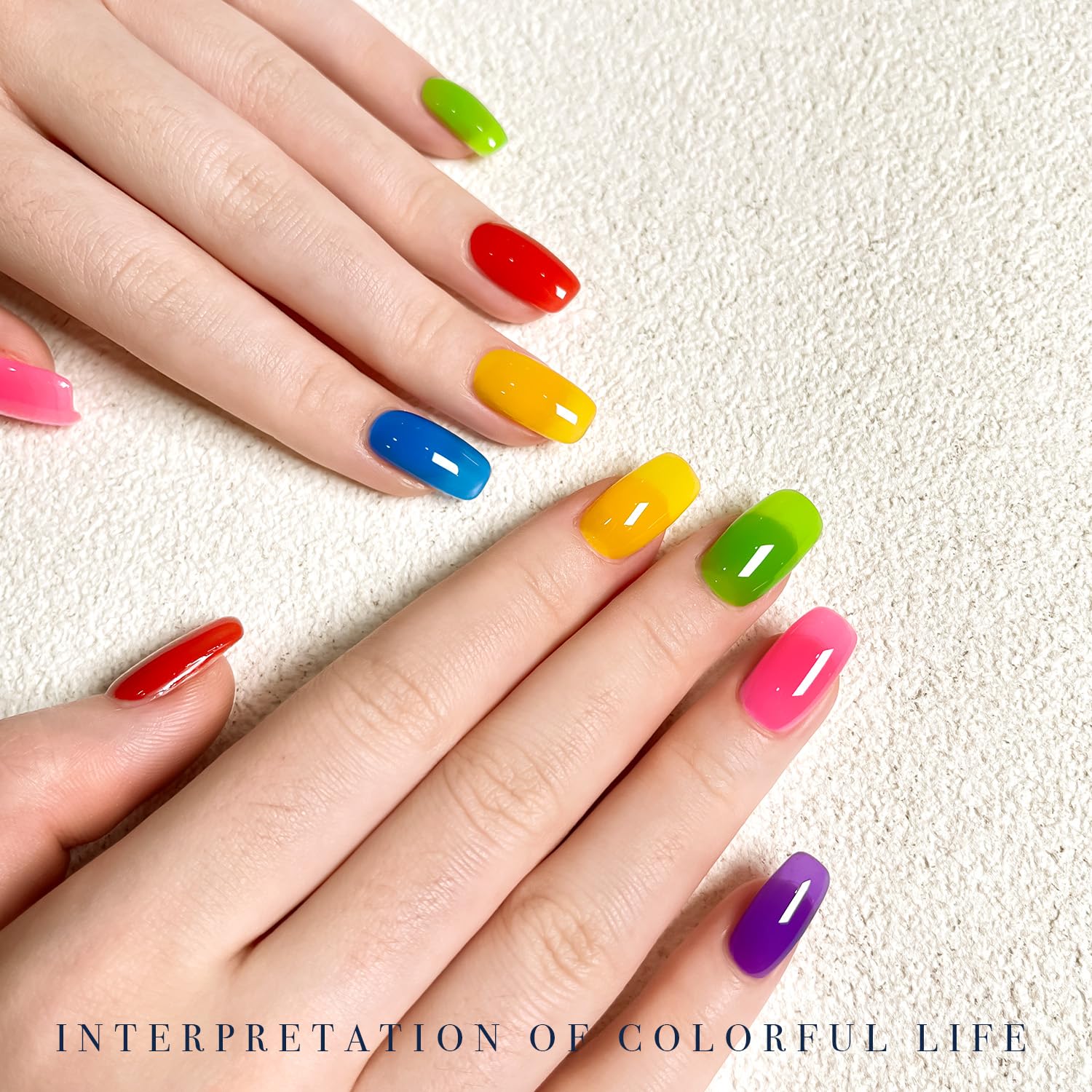 GAOY Jelly Gel rojo transparente para colores vibrantes y duraderos.