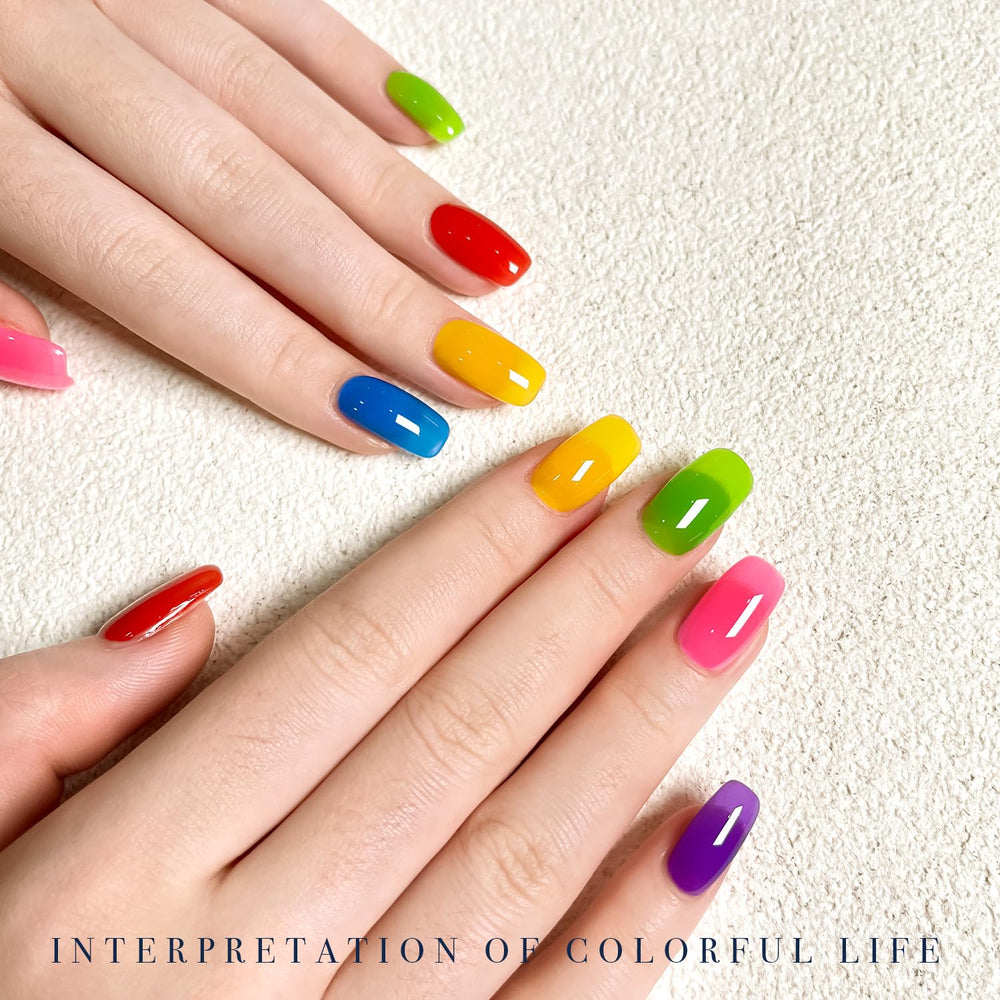 GAOY Jelly Gel rojo transparente para colores vibrantes y duraderos.