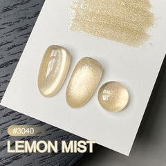 GAOY Jelly Golden Cat Eye gel: efecto cat eye visible gracias al imán incluido