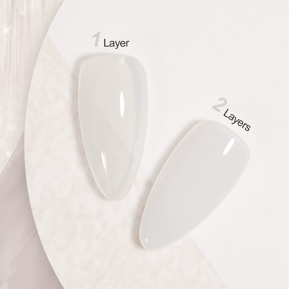Aplicación de GAOY Jelly Nude Gel en uña para DIY de uñas