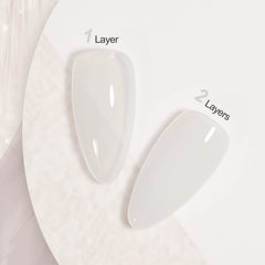Aplicación de GAOY Jelly Nude Gel en uña para DIY de uñas