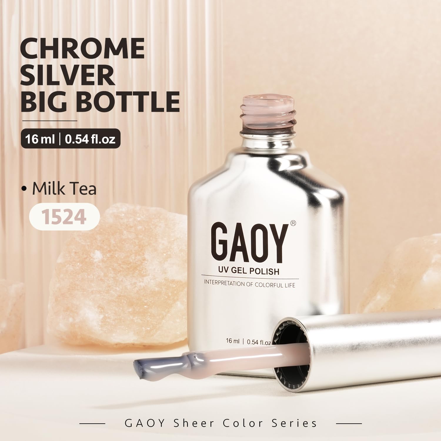 GAOY Jelly Nude Gel Uñas: ideal para arte de uñas en casa.