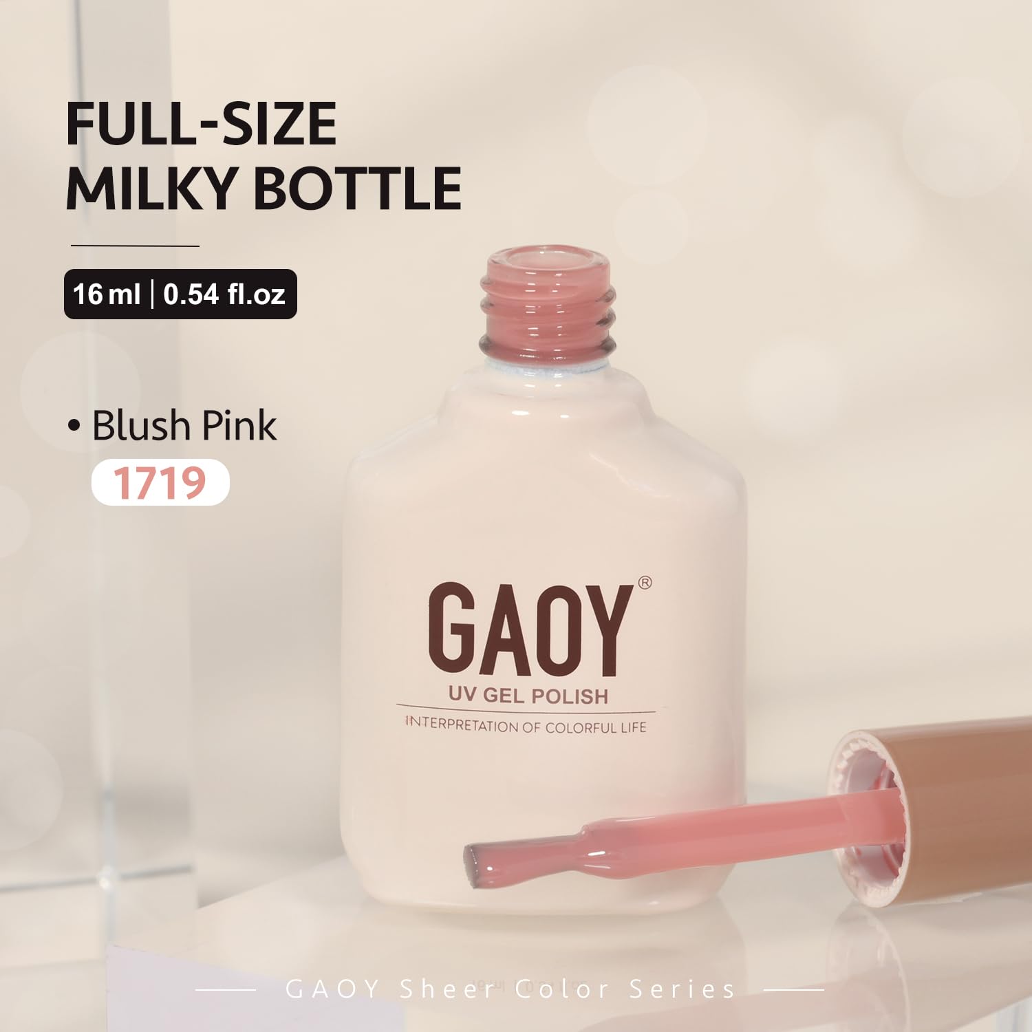 GAOY Jelly Nude Gel Nail Polish: libre de toxinas para una experiencia suave.