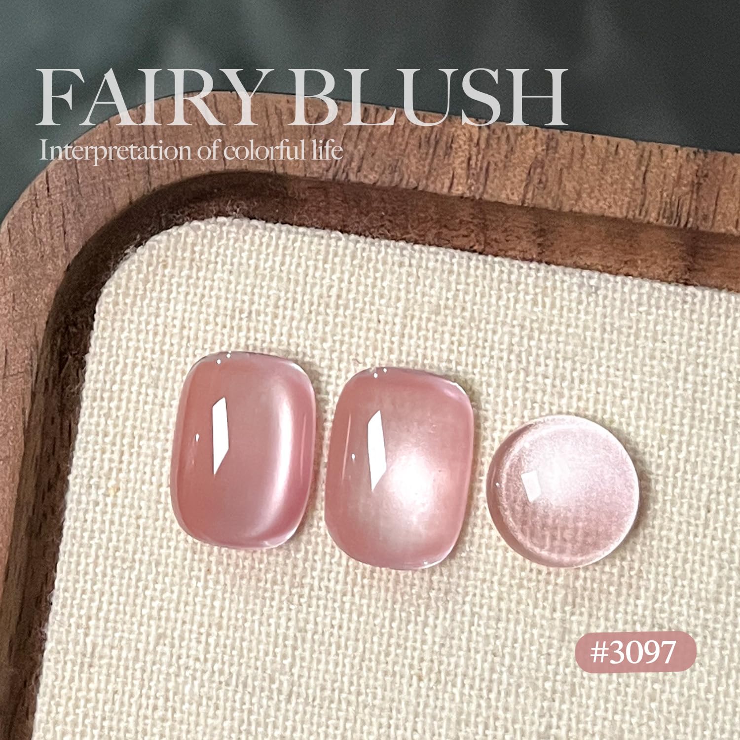 GAOY Jelly Pink brillo holografico en uñas para un look glamuroso