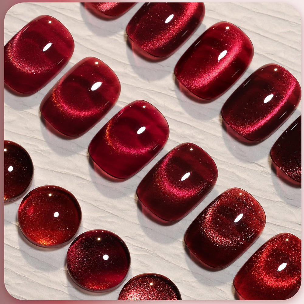 GAOY Jelly Rojo curado en 60 segundos con lámpara UV-LED