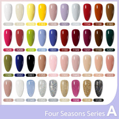 GAOY kit vernis gel 42 pièces : palettes mates pour style doux