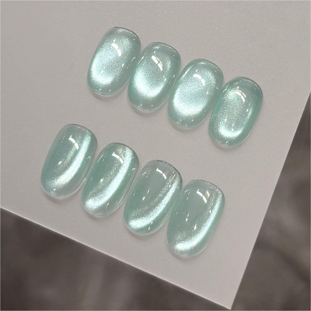GAOY laca gel efecto ojo de gato azul con imán para patrones en casa.