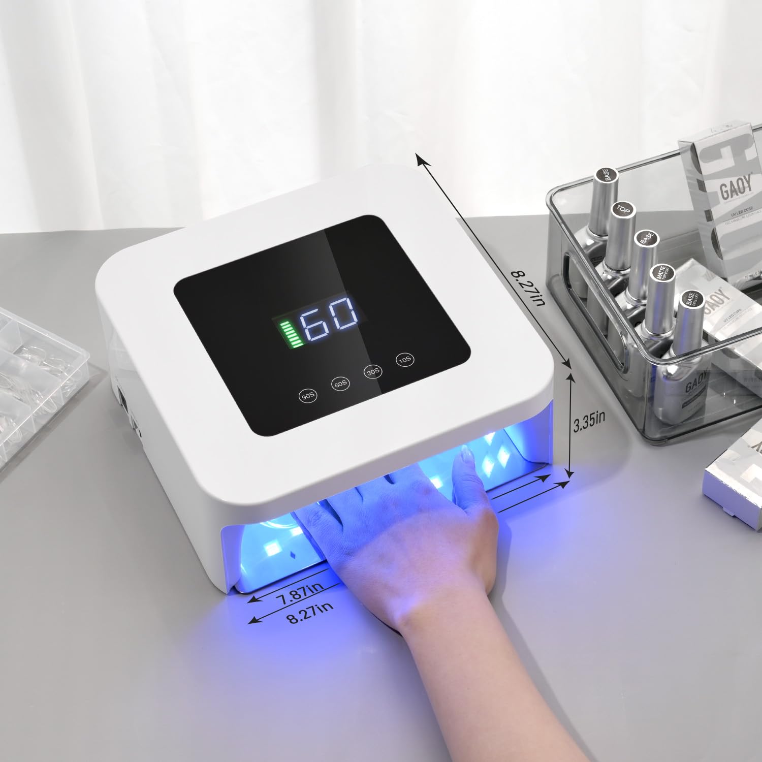 GAOY lampara UV distribucion de diodos luminosos para curado uniforme