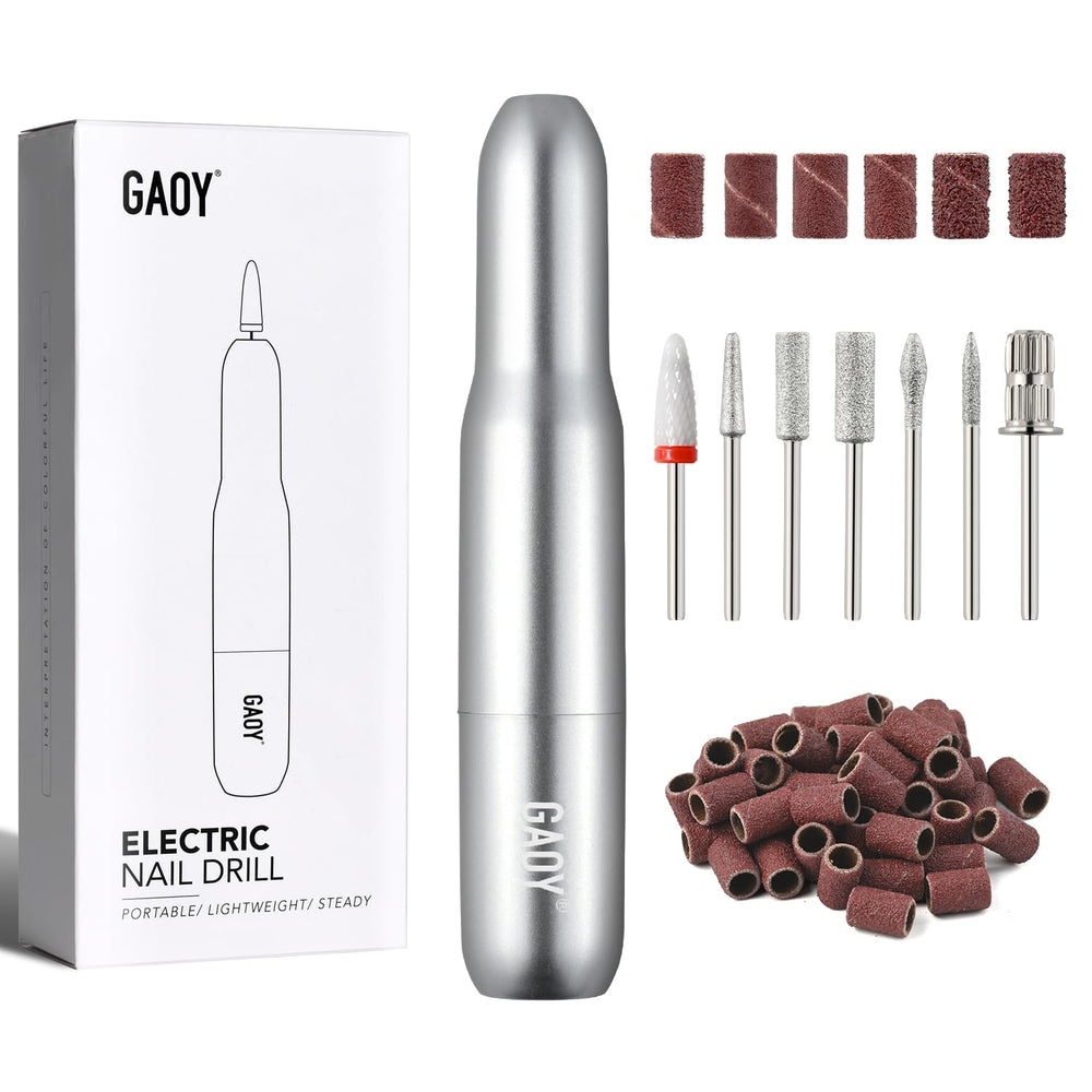 GAOY lima electrica: fresa ceramica para uñas, acabado suave