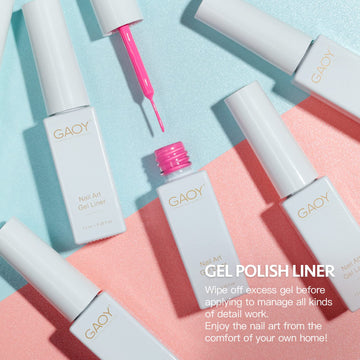 GAOY liner gel punta delgada: pincel fino para trazos precisos.