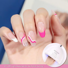 GAOY liner gel uñas plata: brillo sutil para detalles refinados.
