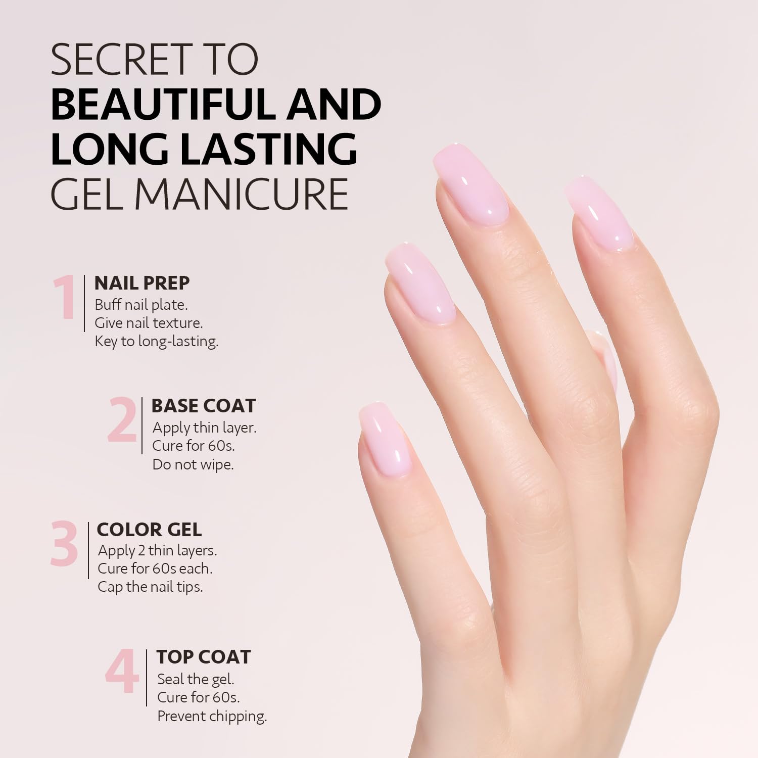 GAOY luz UV para curado del esmalte gel, secado rápido.