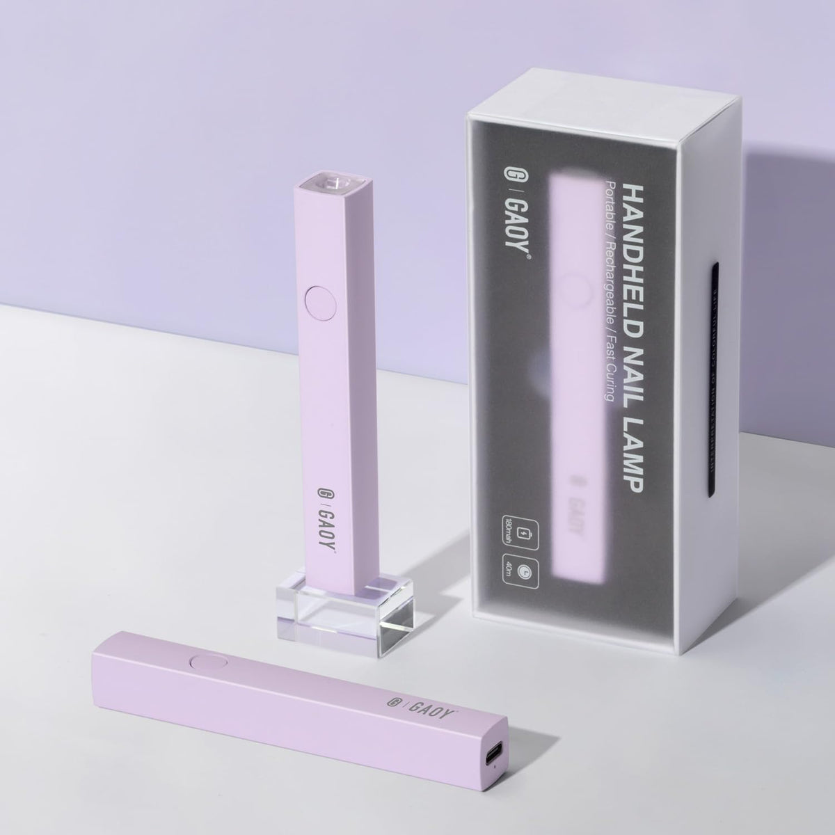 GAOY LUZ UV para uñas en gel enfocada en secado rápido del esmalte