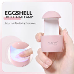 GAOY lámpara UV mini para uñas, diseño compacto y portátil.
