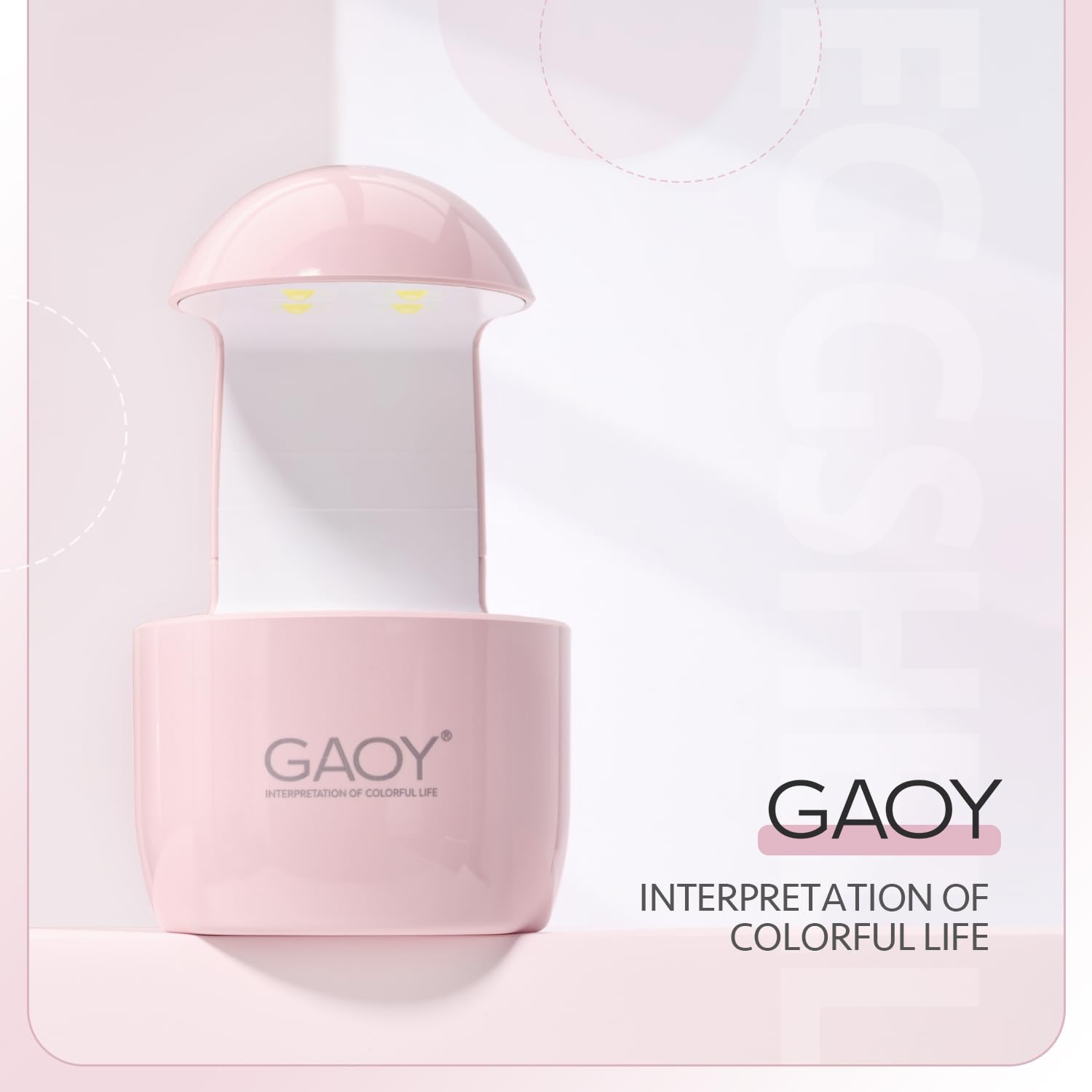 GAOY lámpara UV mini, USB para uso cómodo.
