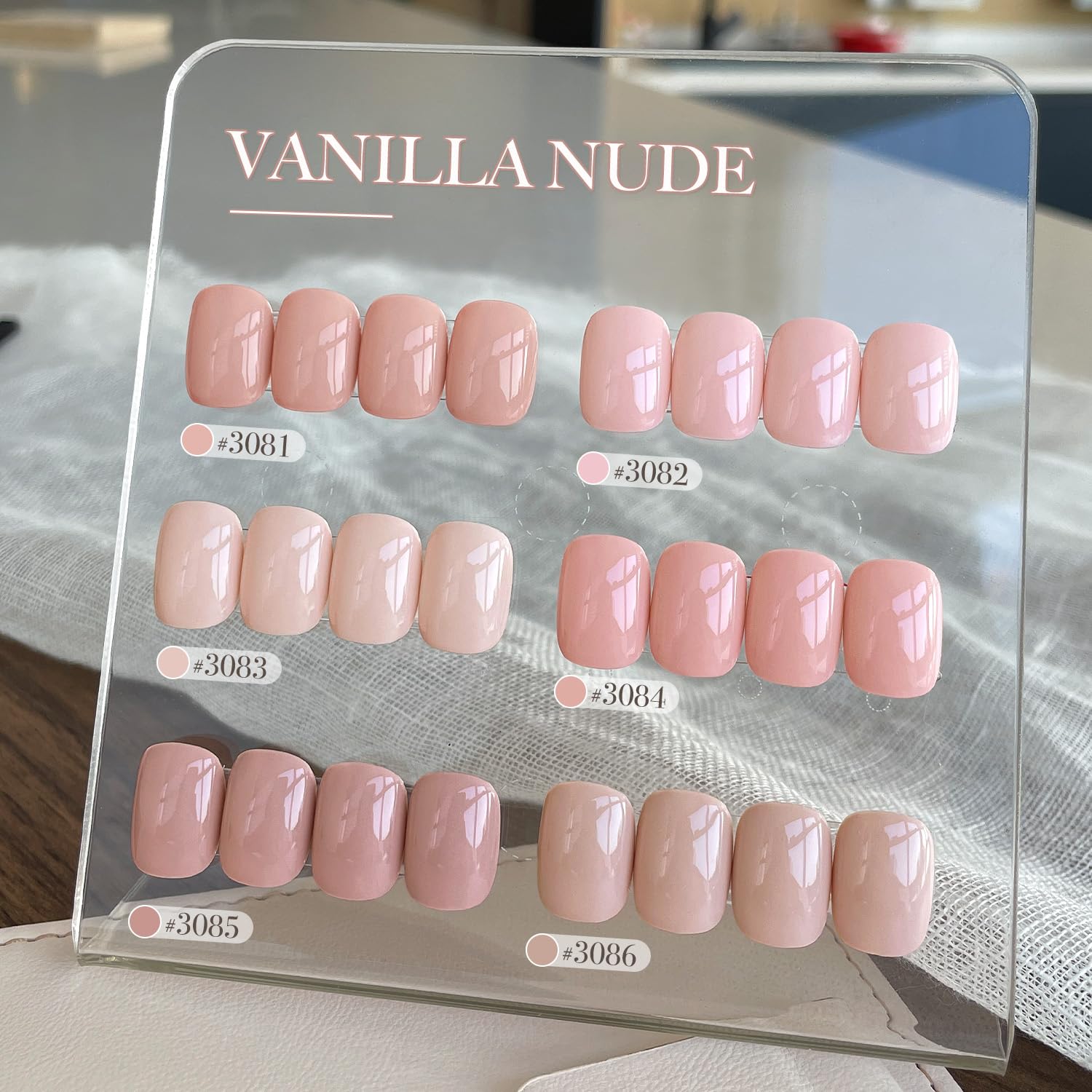 GAOY Macarons gel tono neutro cremoso para manicura minimalista duradera